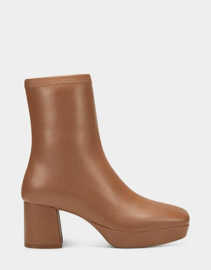 Aerosoles Comfortable Women039s Ankle Boot In Luggage Stretch Luggage Stretch Faux Leather Women Ankle Boots Aerosoles Comfortable Women039s Ankle Boot In Luggage Stretch Luggage Stretch Faux Leather Women Ankle Boots