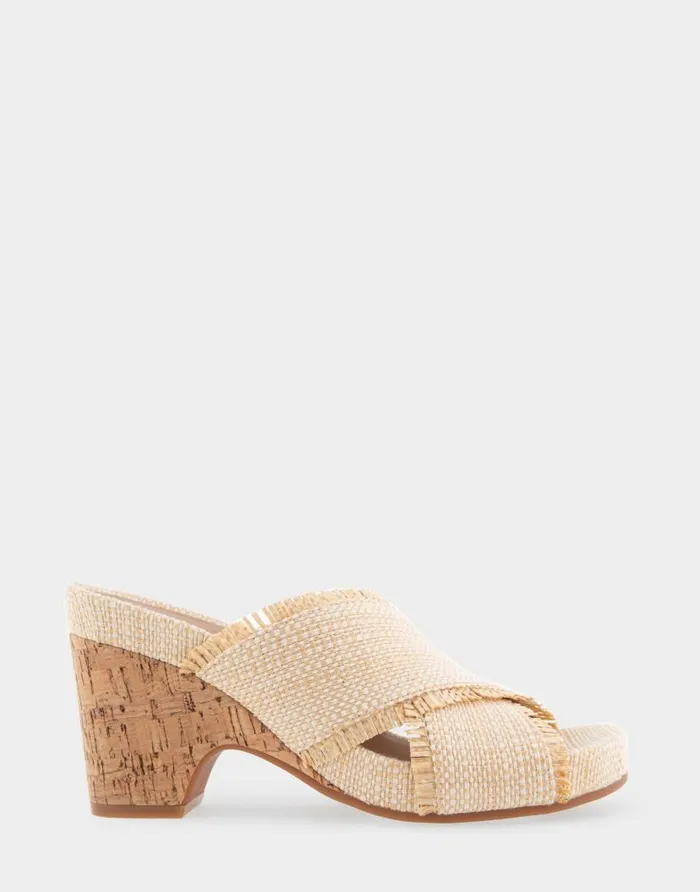 Aerosoles Comfortable Women039s Crisscross Footbed Wedge Sandal In Sand Raffia Combo Raffia Fabric Sand Raffia Combo Women Wedges Aerosoles Comfortable Women039s Crisscross Footbed Wedge Sandal In Sand Raffia Combo Raffia Fabric Sand Raffia Combo Women Wedges