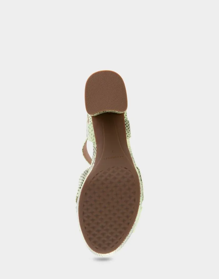 Aerosoles Comfortable Women039s Crisscross Platform Sandal In Gleam Snake Embossed Leather Gleam Snake Embossed Leather Women Platforms