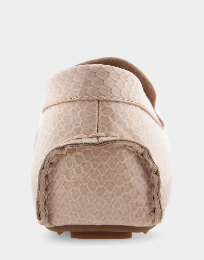 Aerosoles Comfortable Women039s Driver In Cipria Snake Faux Leather Cipria Snake Faux Leather Women Loafers