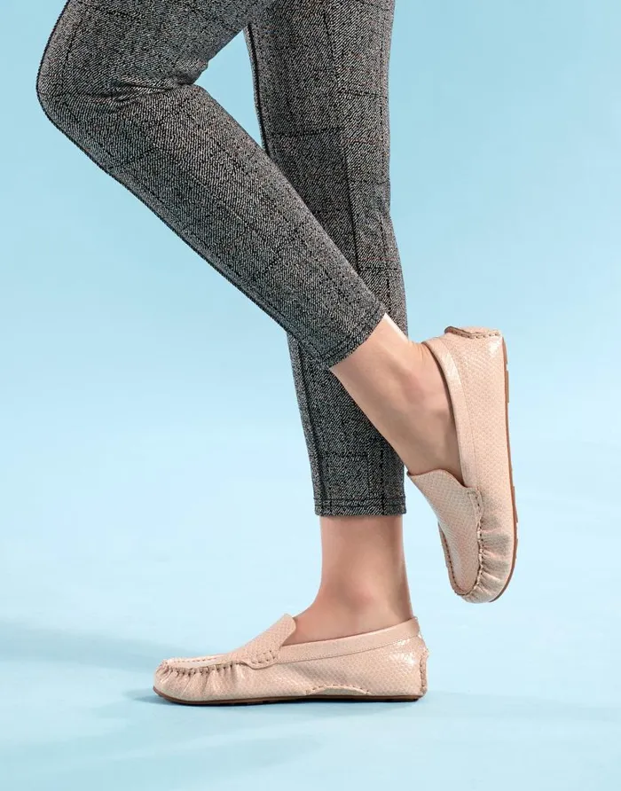 Aerosoles Comfortable Women039s Driver In Cipria Snake Faux Leather Cipria Snake Faux Leather Women Loafers