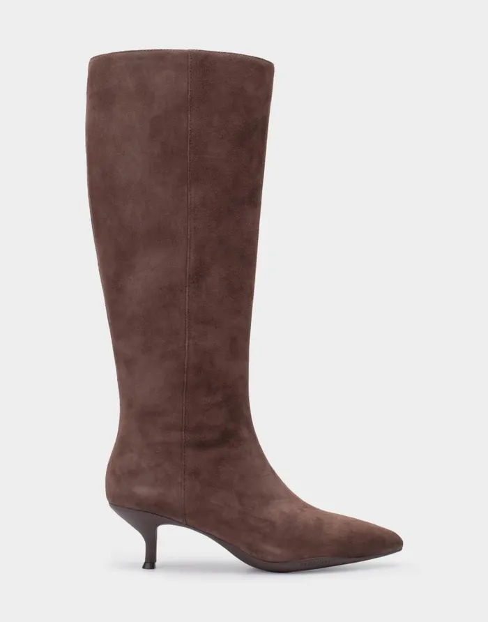 Aerosoles Comfortable Women039s Kitten Heel Tall Shaft Boot In Brown Genuine Suede Java Genuine Suede Women Heeled Boots Aerosoles Comfortable Women039s Kitten Heel Tall Shaft Boot In Brown Genuine Suede Java Genuine Suede Women Heeled Boots