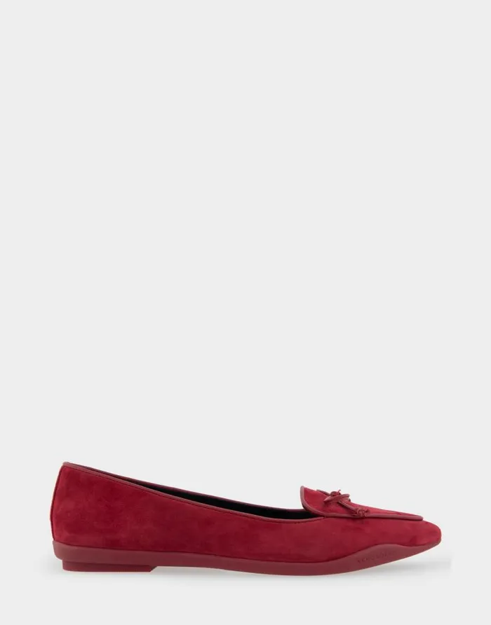 Aerosoles Comfortable Women039s Point Toe Flat In Burgundy Genuine Suede Pomegranate Genuine Suede Women Ballet Aerosoles Comfortable Women039s Point Toe Flat In Burgundy Genuine Suede Pomegranate Genuine Suede Women Ballet