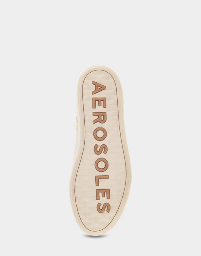 Aerosoles Comfortable Women039s Slip On Hidden Wedge Sneaker In Sand Raffia Combo Raffia Fabric Sand Raffia Combo Women Flatforms