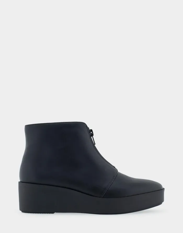 Aerosoles Comfortable Women039s Wedge Heel Ankle Boot In Black Faux Leather Black Faux Leather Women Ankle Boots Aerosoles Comfortable Women039s Wedge Heel Ankle Boot In Black Faux Leather Black Faux Leather Women Ankle Boots