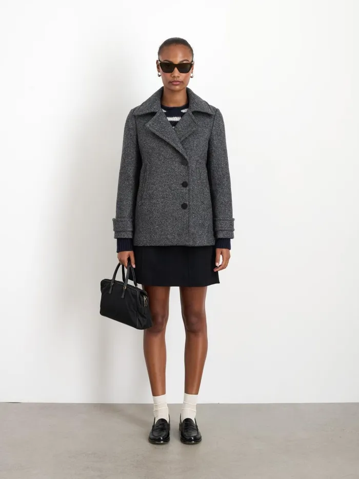 Alex Mill Jackets Outerwear Women Grace Peacoat In Itallian Twill Double Wool