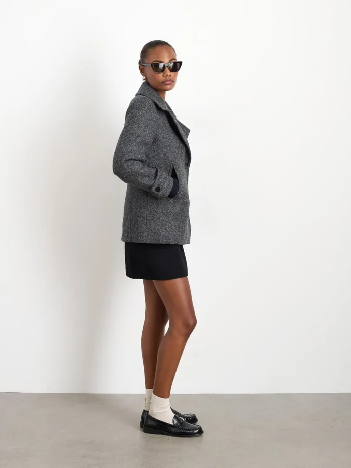 Alex Mill Jackets Outerwear Women Grace Peacoat In Itallian Twill Double Wool