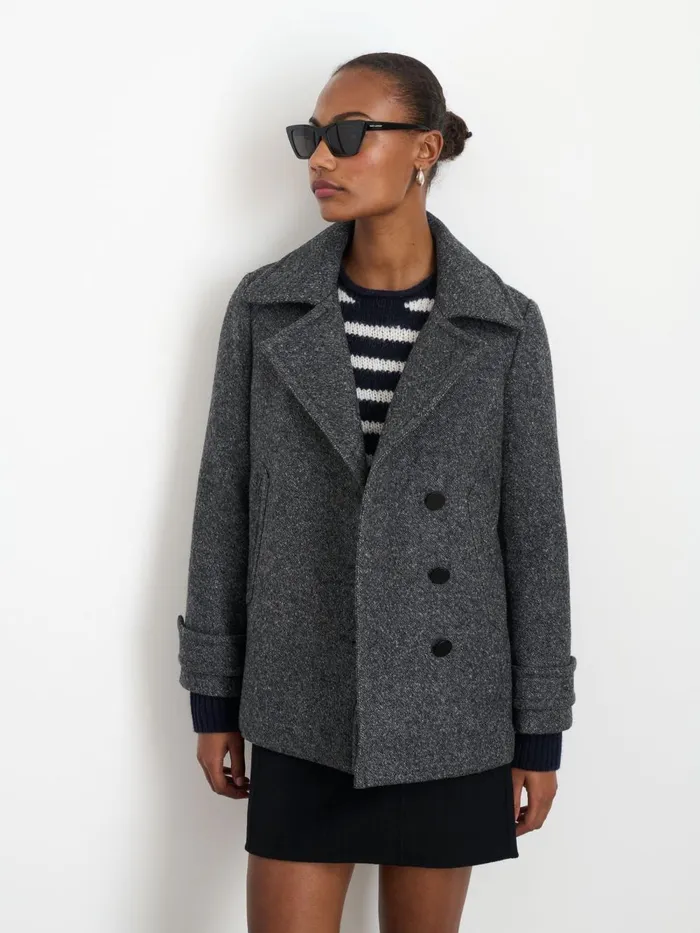 Alex Mill Jackets Outerwear Women Grace Peacoat In Itallian Twill Double Wool
