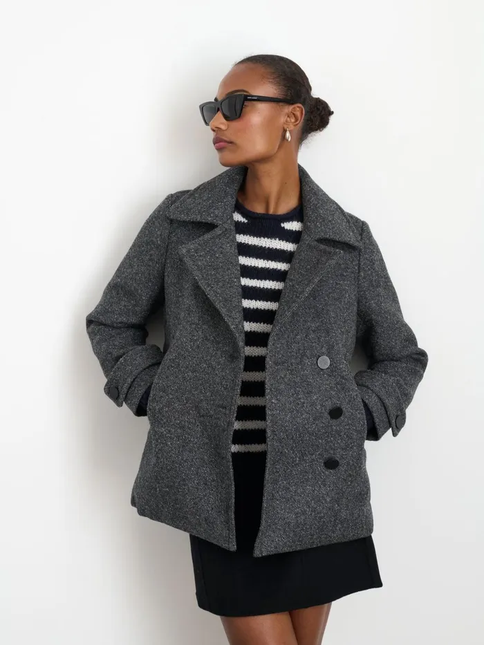 Alex Mill Jackets Outerwear Women Grace Peacoat In Itallian Twill Double Wool