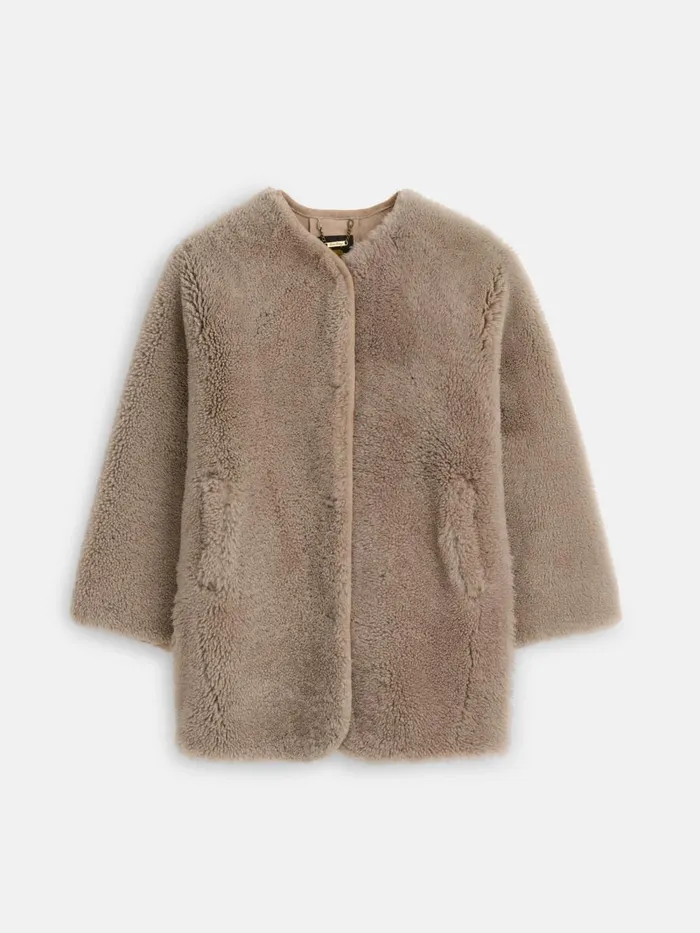 Alex Mill Jackets Outerwear Women Owen Barry Mae Shearling Coat