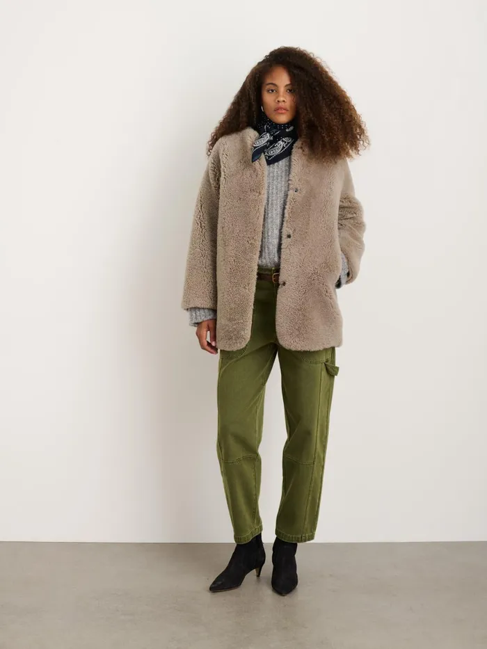Alex Mill Jackets Outerwear Women Owen Barry Mae Shearling Coat