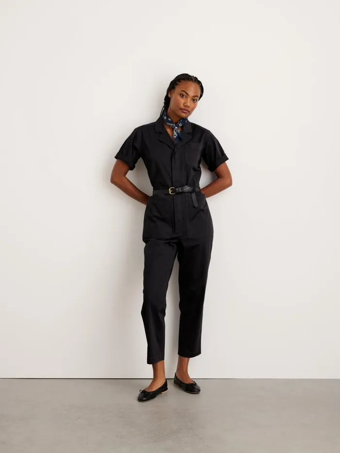 Alex Mill Jumpsuits Women Standard Short Sleeve Jumpsuit Black