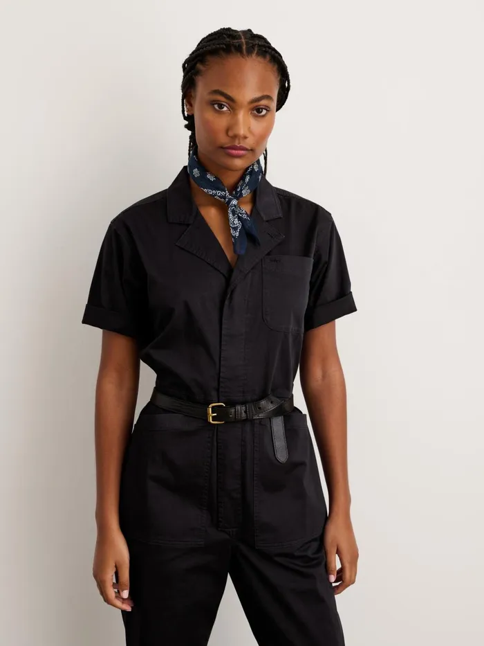 Alex Mill Jumpsuits Women Standard Short Sleeve Jumpsuit Black