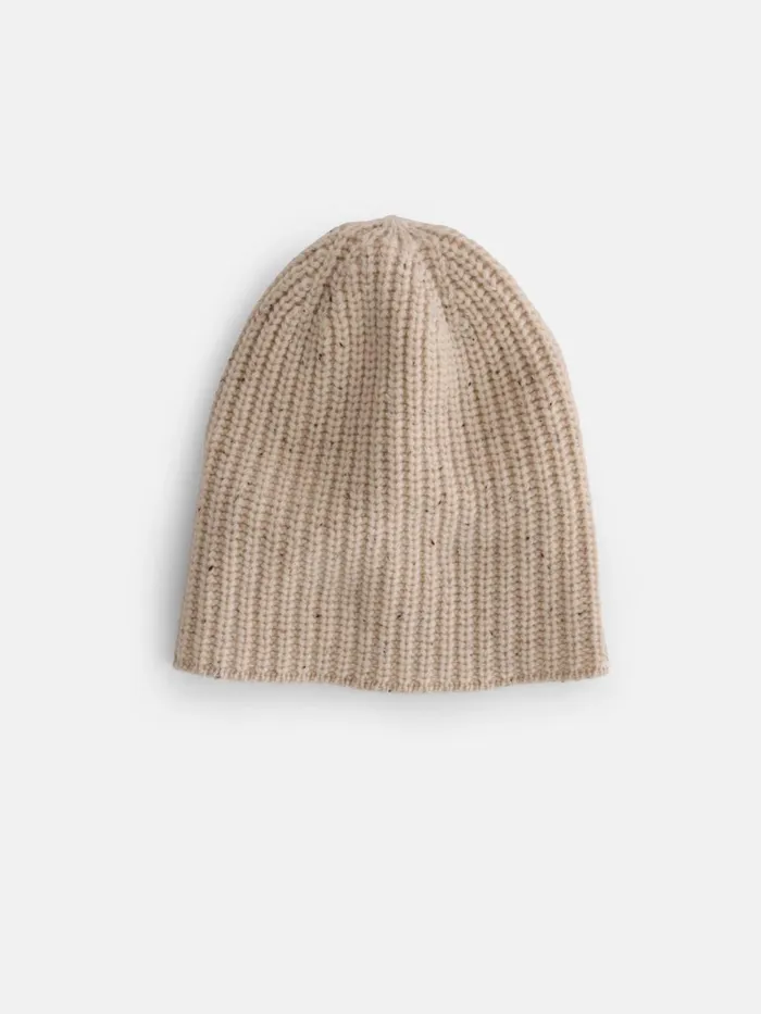 Alex Mill Men Cashmere Donegal Beanie Crme Donegal