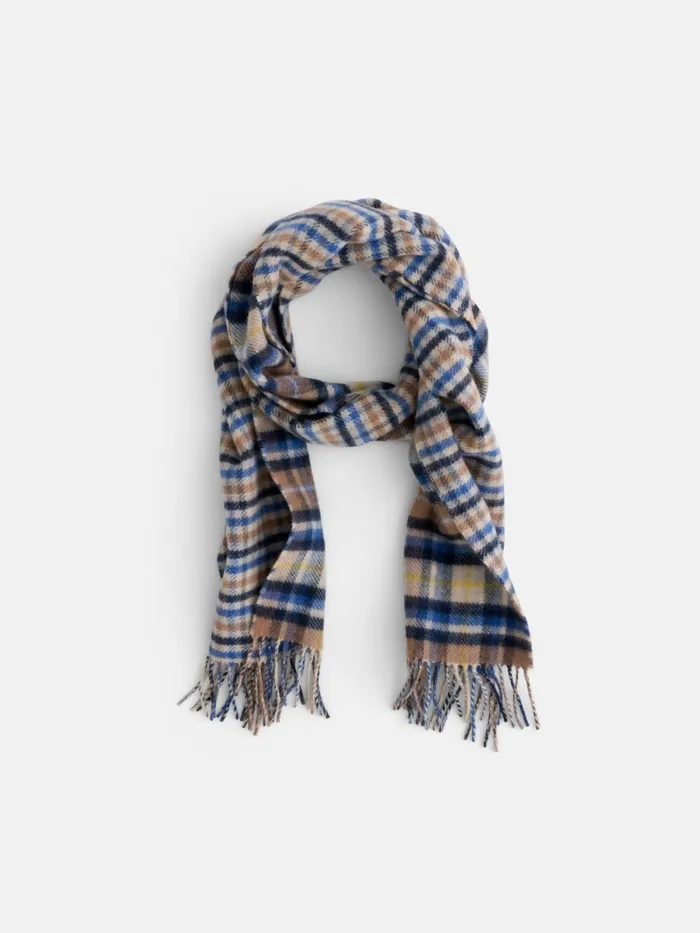 Alex Mill Men Joshua Ellis Reversible Tartan Scarf