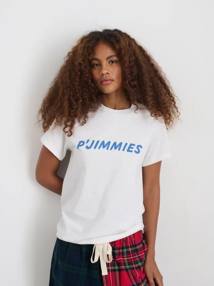 Alex Mill Pajamas Slippers Women P039jimmies Sleep Tee White