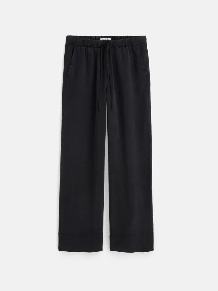 Alex Mill Pants Women Riley Pant In Drapey Twill Rich Black