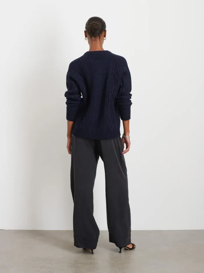 Alex Mill Pants Women Riley Pant In Drapey Twill Rich Black