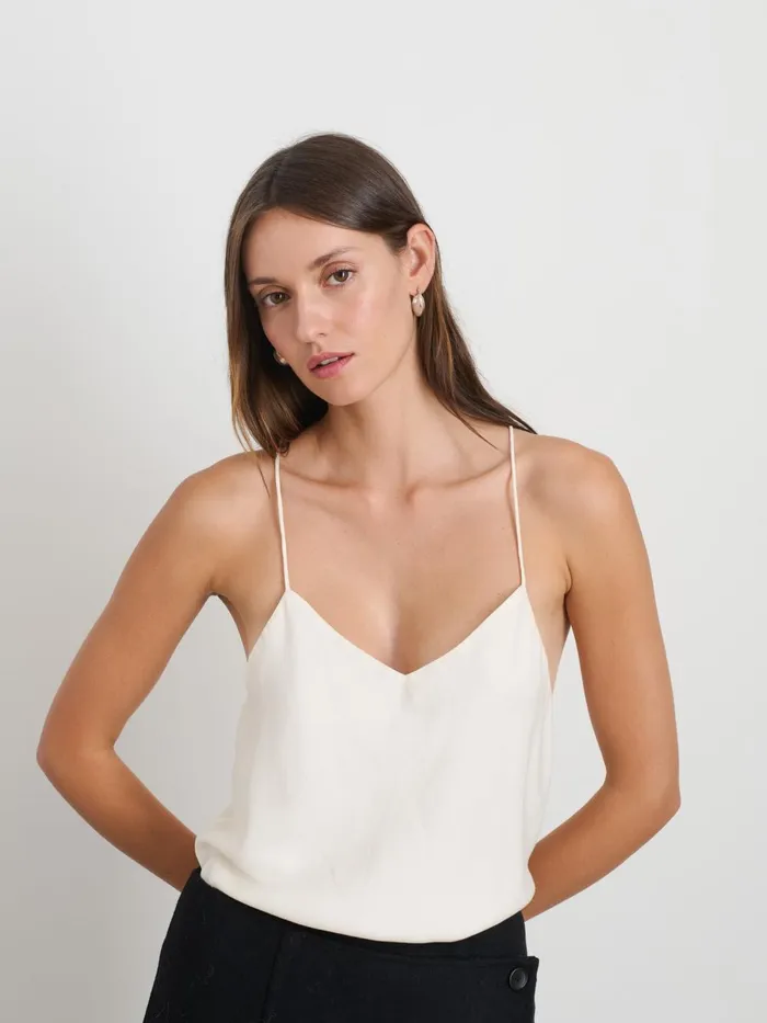 Alex Mill Shirts Tops Women Lauren Cami In Tencel Ivory