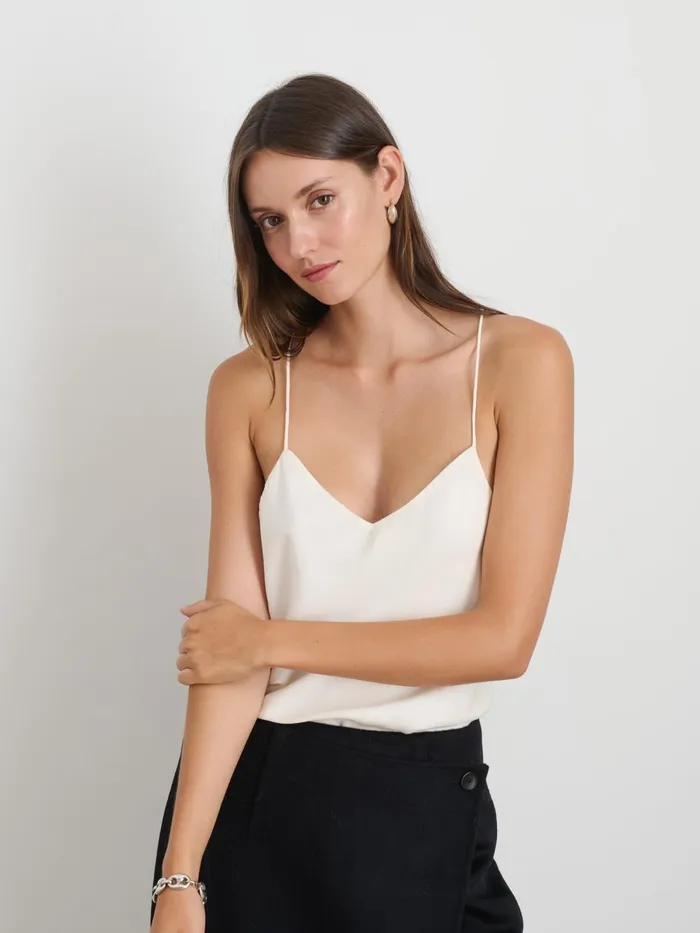 Alex Mill Shirts Tops Women Lauren Cami In Tencel Ivory
