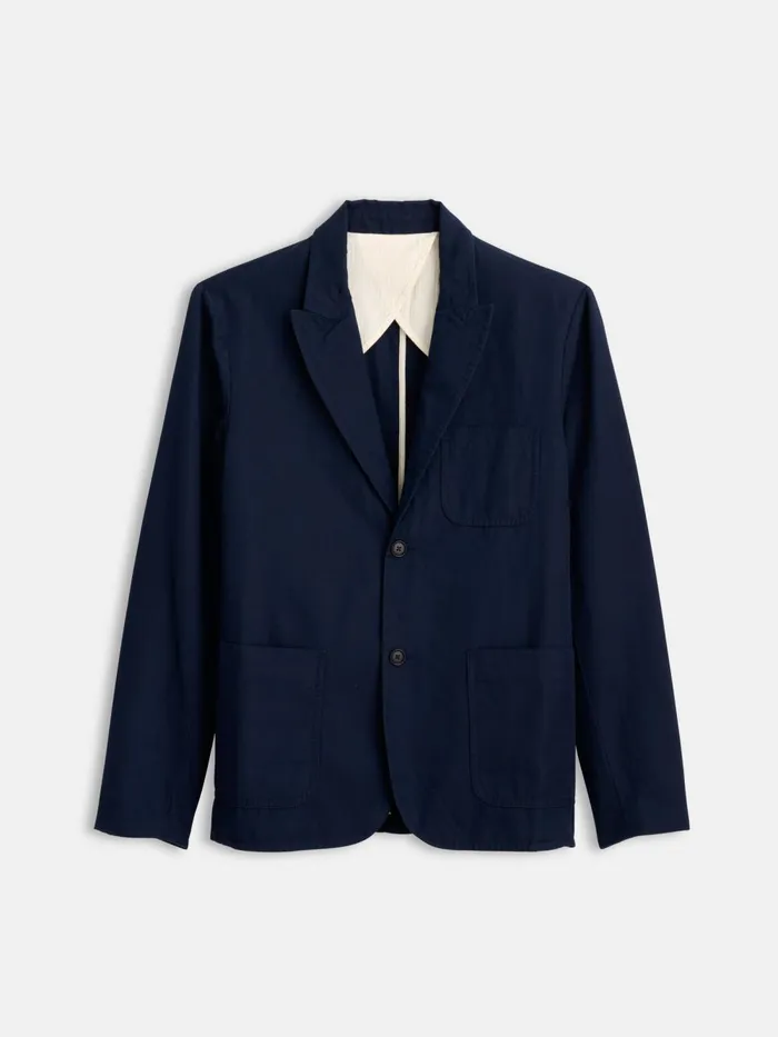 Alex Mill Suiting Blazers Men Mercer Blazer In Cotton Linen Dark Navy