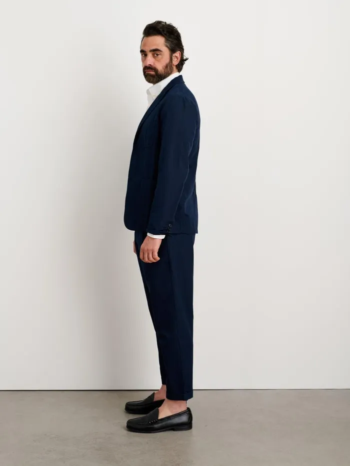 Alex Mill Suiting Blazers Men Mercer Blazer In Cotton Linen Dark Navy