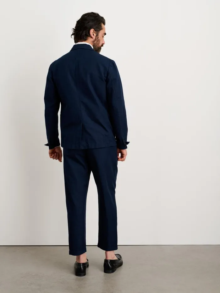 Alex Mill Suiting Blazers Men Mercer Blazer In Cotton Linen Dark Navy
