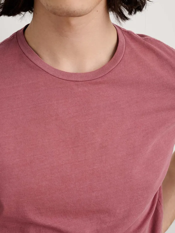 Alex Mill Tees Polos Men Lightweight Mercer Tee Currant