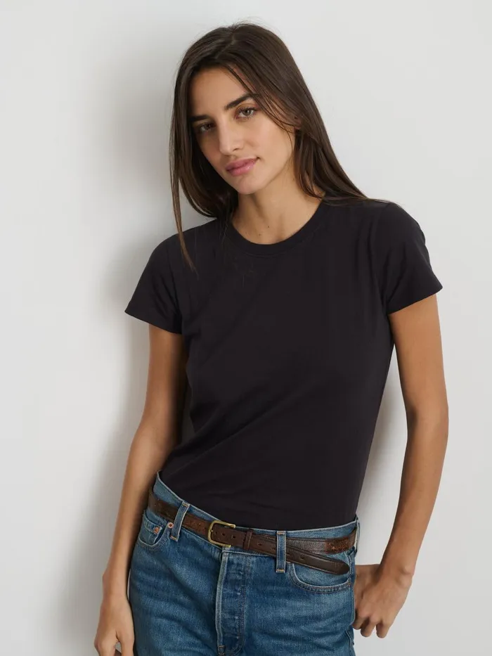 Alex Mill Tees Tanks Women Prospect Tee In Cotton Jersey Black