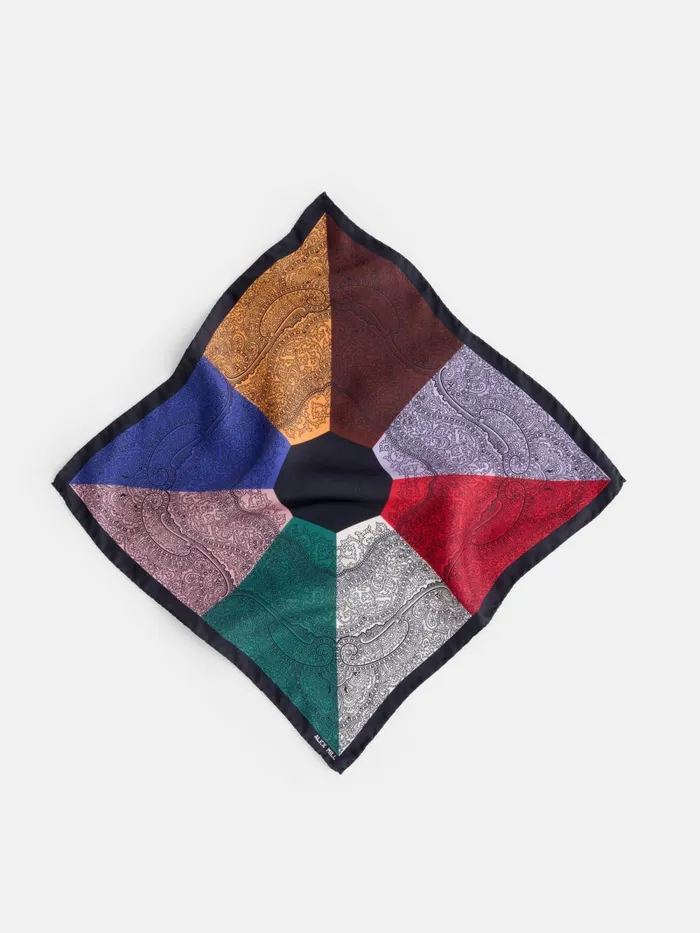 Alex Mill Women Italian Octagon Paisley Scarf In Silk