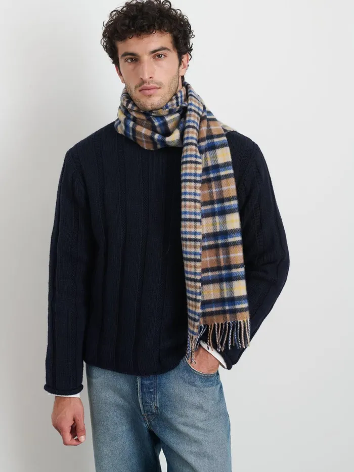 Alex Mill Women Joshua Ellis Reversible Tartan Scarf