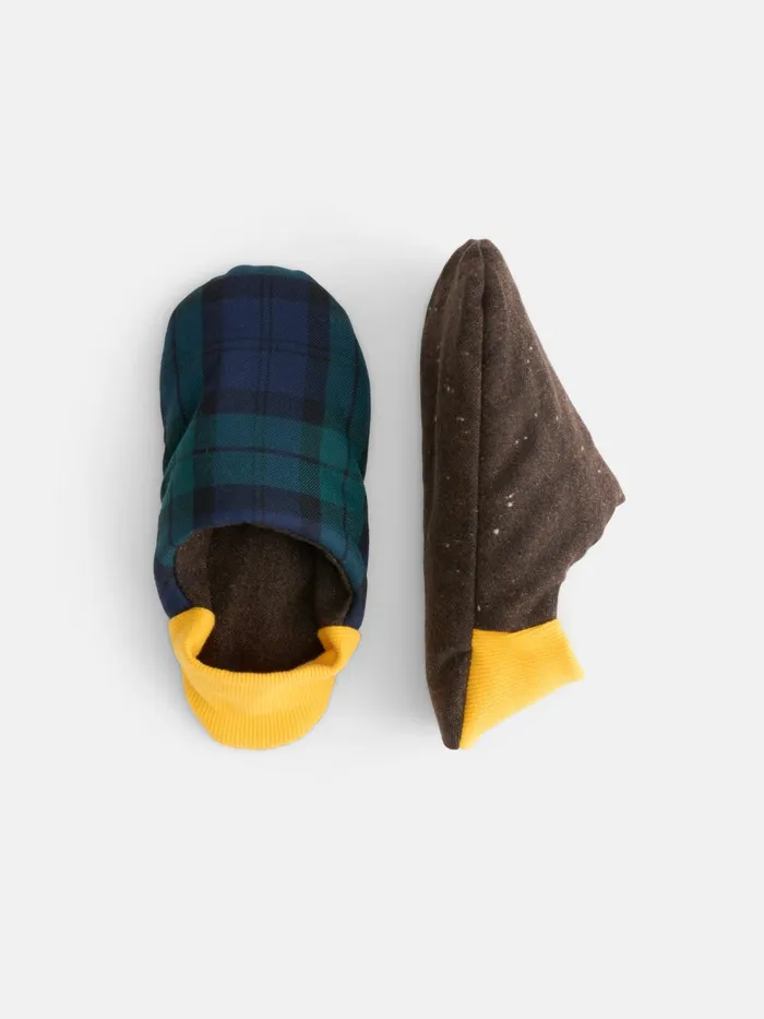 Alex Mill Women Wool Tartan House Shoes