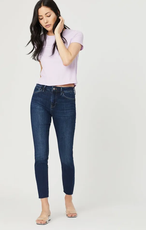 Alissa Ankle Super Skinny In Dark Brushed Fringe Supersoft Women Mavi Jeans Denim Alissa Ankle Super Skinny In Dark Brushed Fringe Supersoft Women Mavi Jeans Denim