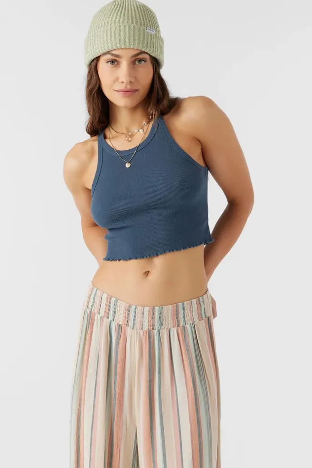 ALYX RIB KNIT TANK TOP Slate Women O039NEILL Collections