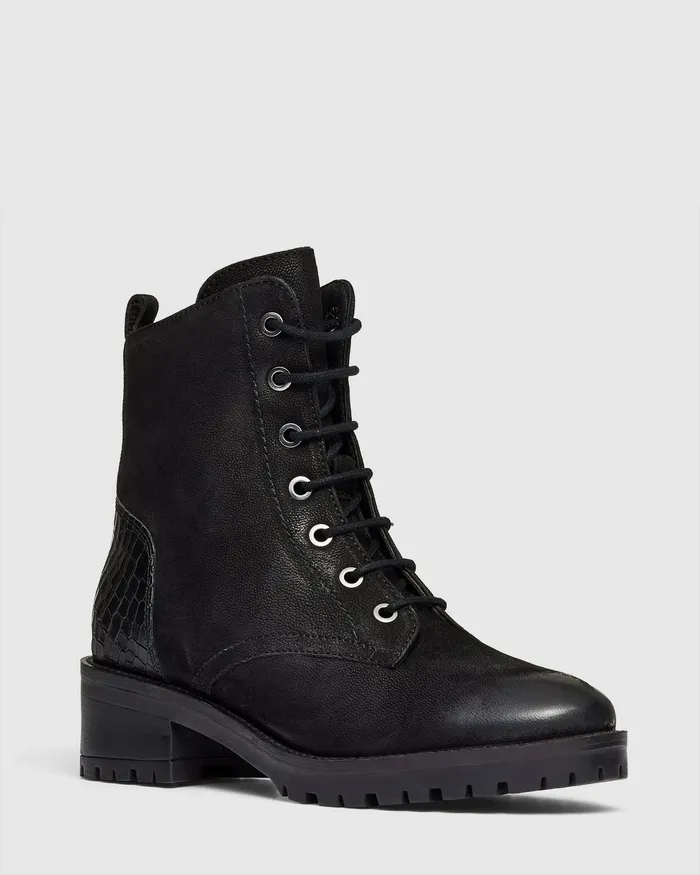Ankle Boots NOVO Shoes Women TIMBERLAKE BLACK