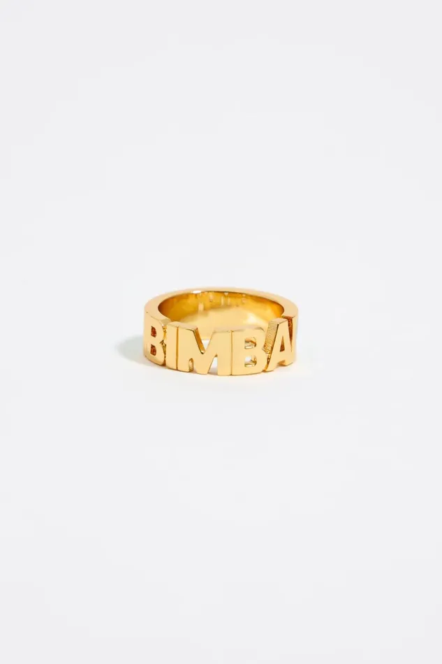 Aquamarine Enamel Logo Ring Turquoise Women Bimba Y Lola Rings Aquamarine Enamel Logo Ring Turquoise Women Bimba Y Lola Rings