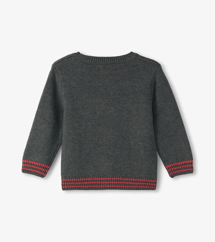 Baby and Toddler Boys Guitar Crew Neck Knit Sweater Hatley