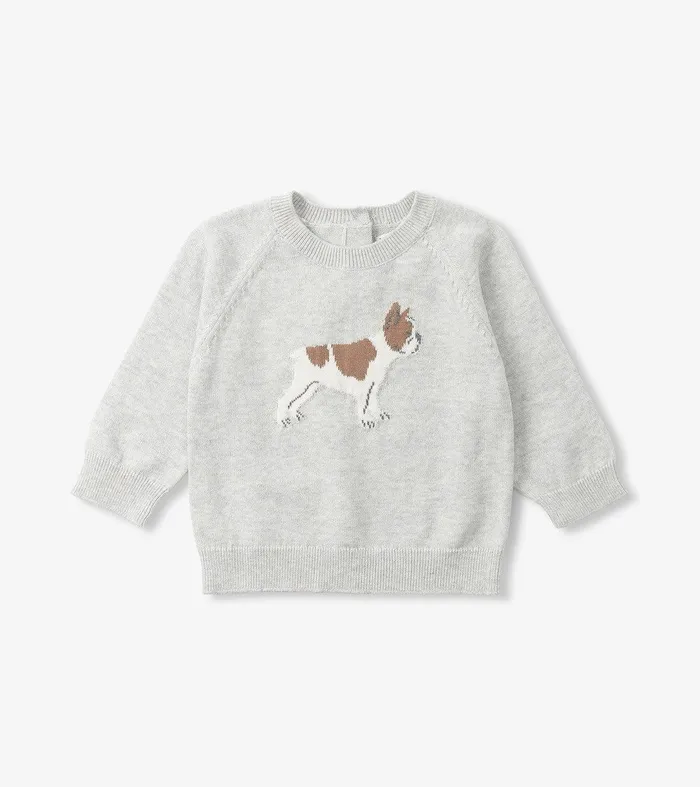 Baby Boys Little Bulldog Pullover Sweater and Pants Hatley