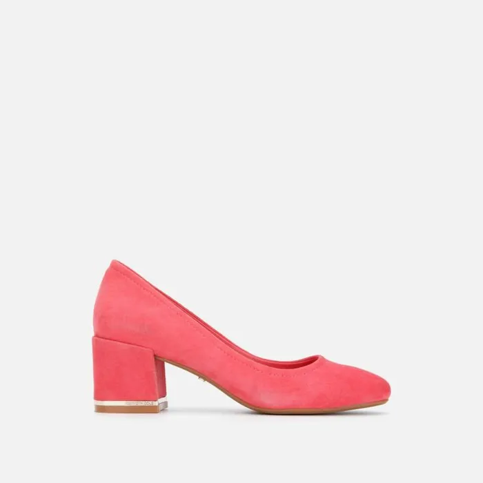 Balance Suede Pump Coral Women Kenneth Cole Heels