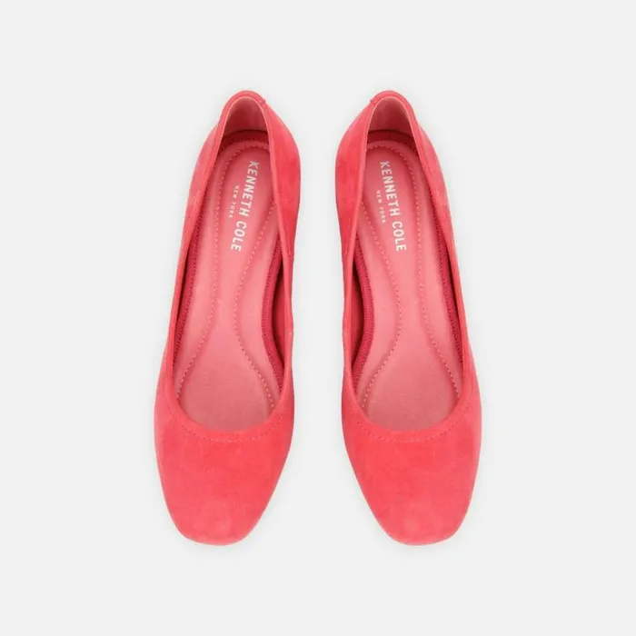 Balance Suede Pump Coral Women Kenneth Cole Heels