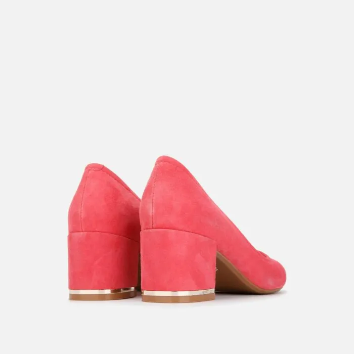 Balance Suede Pump Coral Women Kenneth Cole Heels