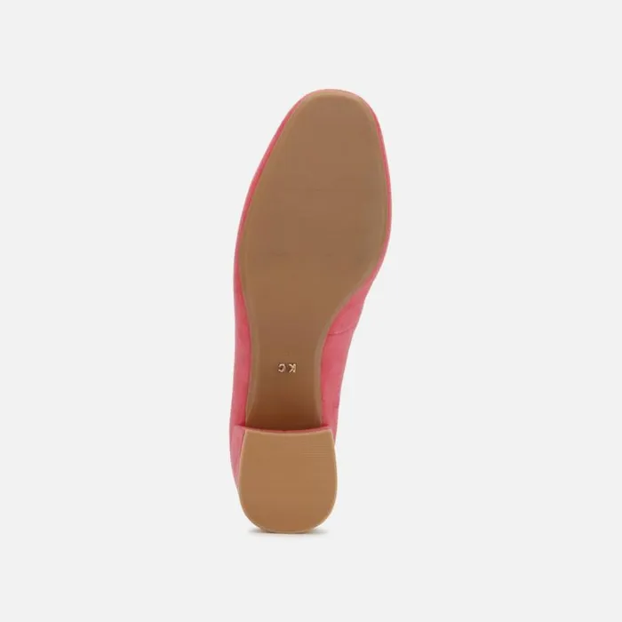 Balance Suede Pump Coral Women Kenneth Cole Heels