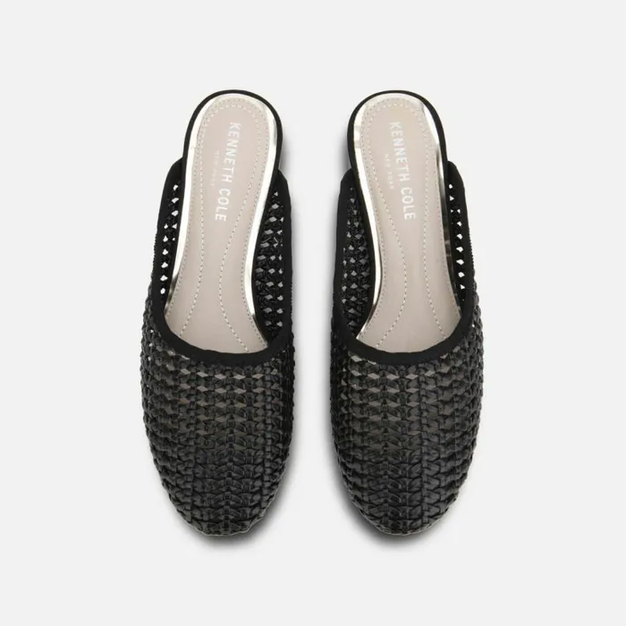 Balance Woven Mule Black Women Kenneth Cole Flats