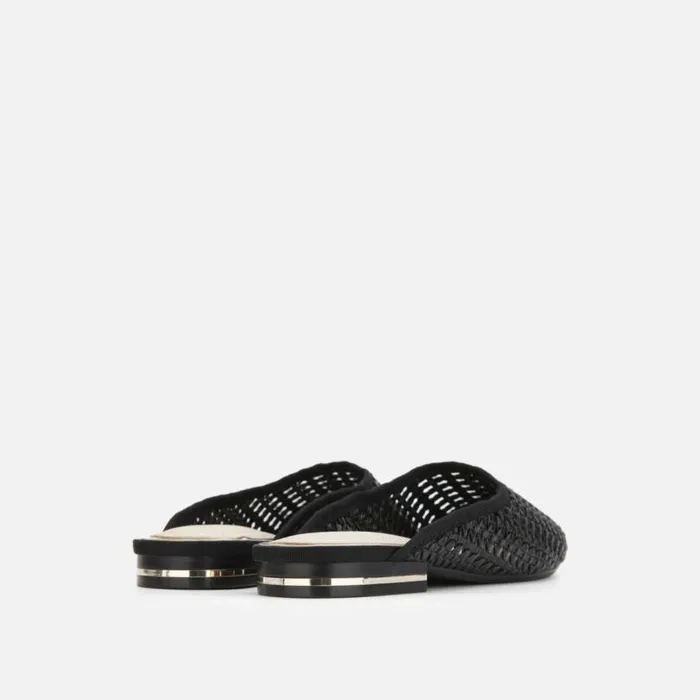 Balance Woven Mule Black Women Kenneth Cole Flats