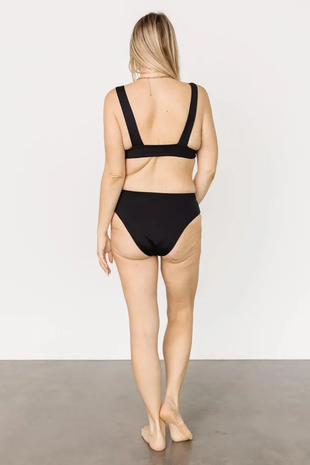 Baltic Born Bikini Women Formentera High Waist Bikini Bottom Black Baltic Born Bikini Women Formentera High Waist Bikini Bottom Black