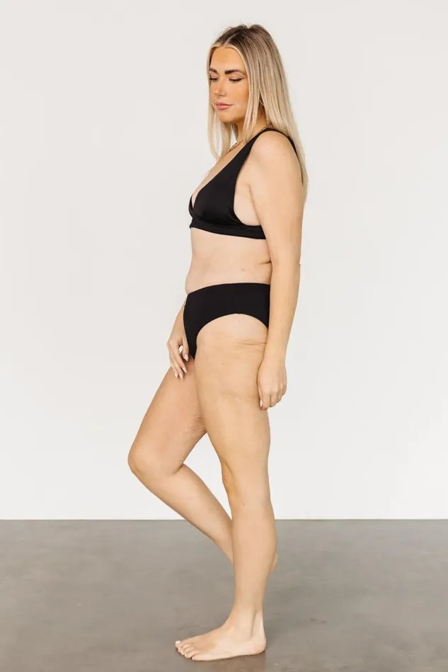 Baltic Born Bikini Women Formentera High Waist Bikini Bottom Black Baltic Born Bikini Women Formentera High Waist Bikini Bottom Black