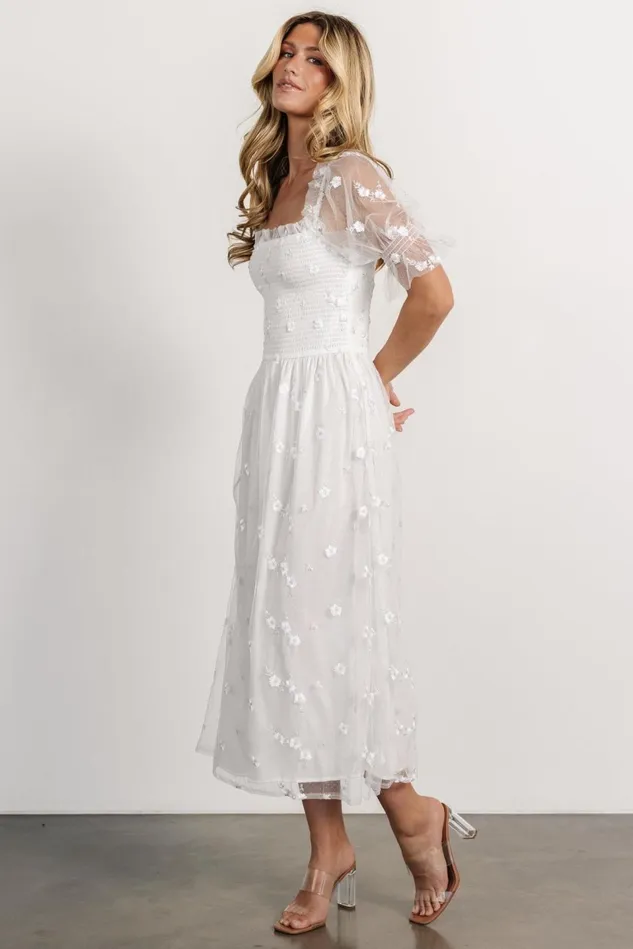 Baltic Born Bridal Women Emilia Embroidered Dress Off White Baltic Born Bridal Women Emilia Embroidered Dress Off White