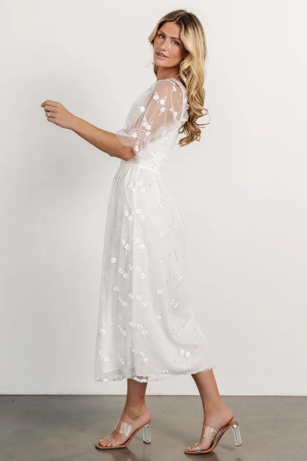 Baltic Born Bridal Women Emilia Embroidered Dress Off White Baltic Born Bridal Women Emilia Embroidered Dress Off White