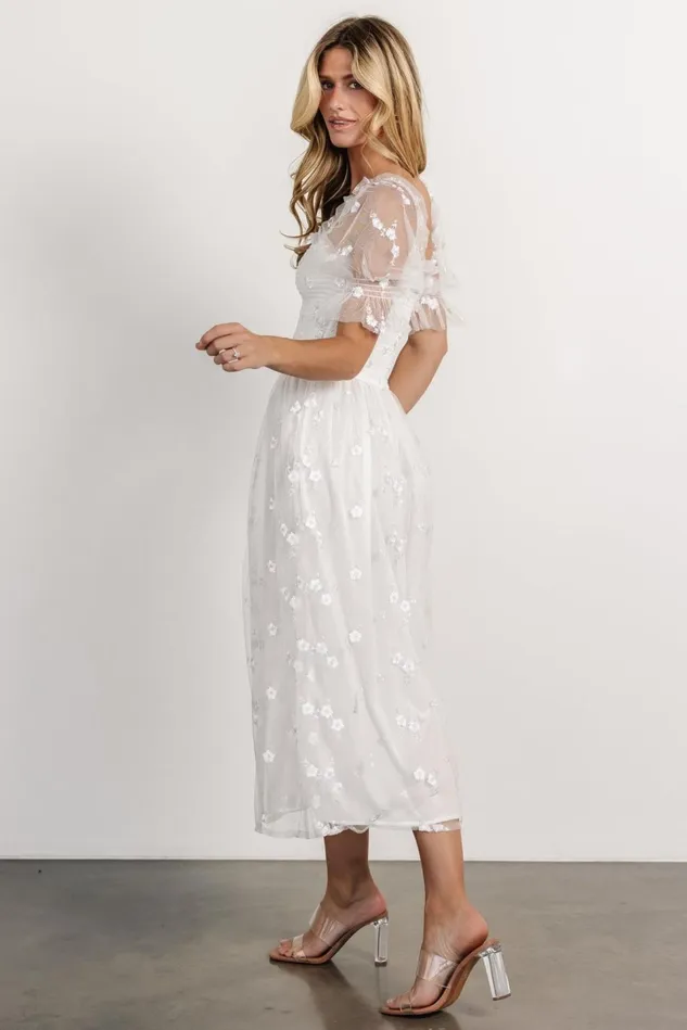 Baltic Born Bridal Women Emilia Embroidered Dress Off White Baltic Born Bridal Women Emilia Embroidered Dress Off White