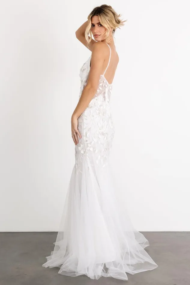 Baltic Born Bridal Women Precious Embroidered Bridal Gown Off White Baltic Born Bridal Women Precious Embroidered Bridal Gown Off White